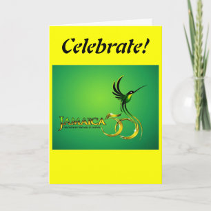 Jamaica 50th Anniversary Card