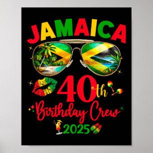 Jamaica 50th Birthday Trip 2025 Poster