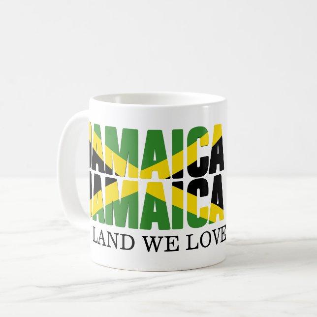 JAMAICA 60th Anniversary Independence Coffee Mug (Front Left)