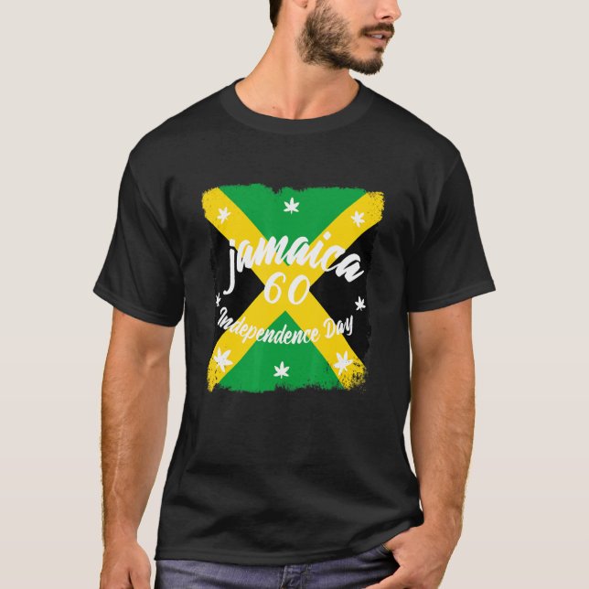 Jamaica 60th Independence Day Jamaica 60 Anniversa T-Shirt (Front)