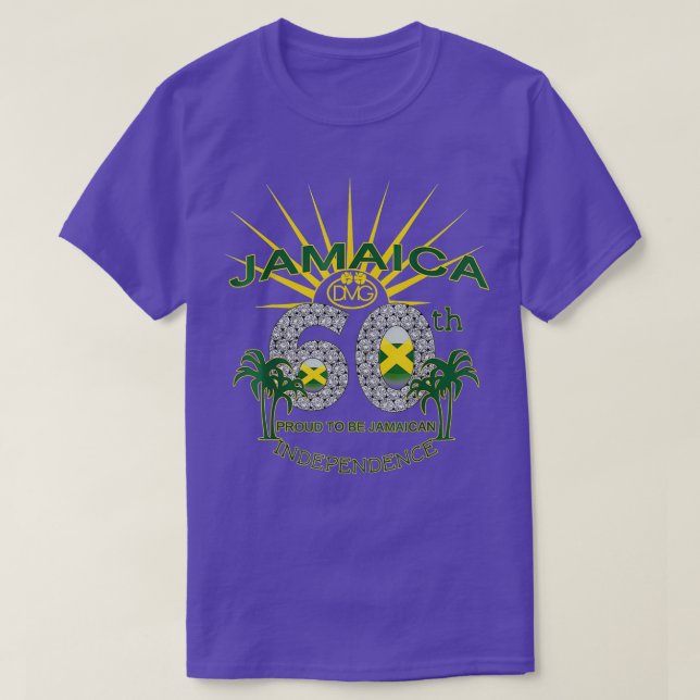 Jamaica 60th Independence Proud To Be Jamaican (1) T-Shirt (Design Front)