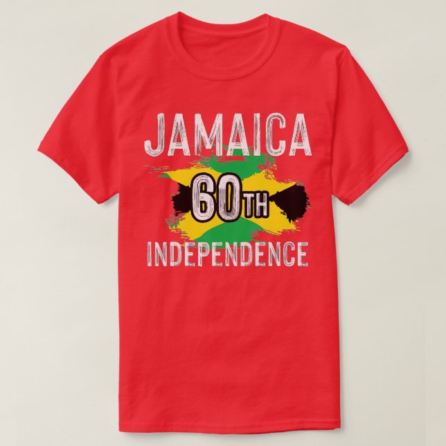 Jamaica 60th Jamaica Independence Day Proud Jamaic T-Shirt (Design Front)