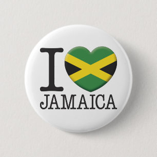 Jamaica 6 Cm Round Badge