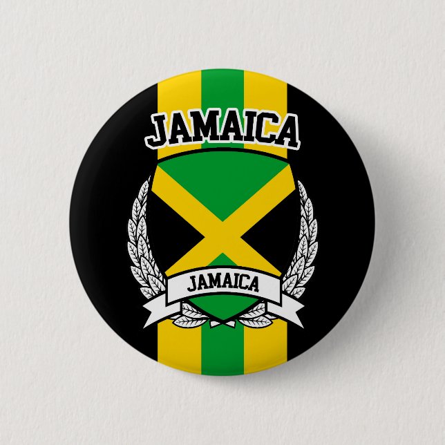 Jamaica 6 Cm Round Badge (Front)