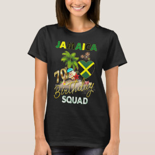 Jamaica 70th Birthday Crew 70 Year Old Girls Trip  T-Shirt