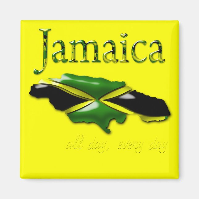 Jamaica All Day, Every day Magnet (Front)