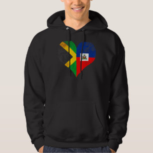 Jamaica And Haiti Flag 2 Hoodie