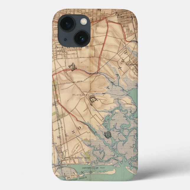 Jamaica Bay and Brooklyn Case-Mate iPhone Case (Back)