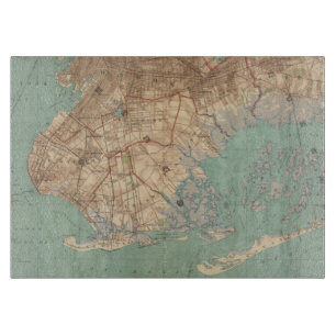 Jamaica Bay and Brooklyn Cutting Board