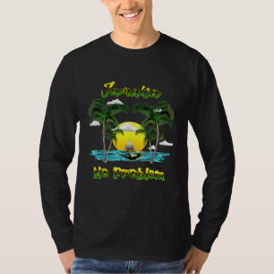 Jamaica Beach Caribbean Island No Problem T-Shirt