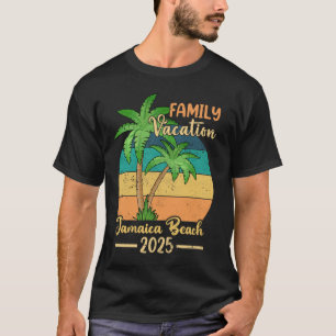 Jamaica Beach Family Vacation 2025 Summer T-Shirt