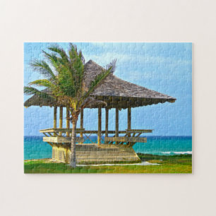Jamaica Beach Hut. Jigsaw Puzzle