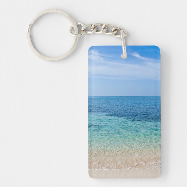 Jamaica Beach Key Ring (Front)
