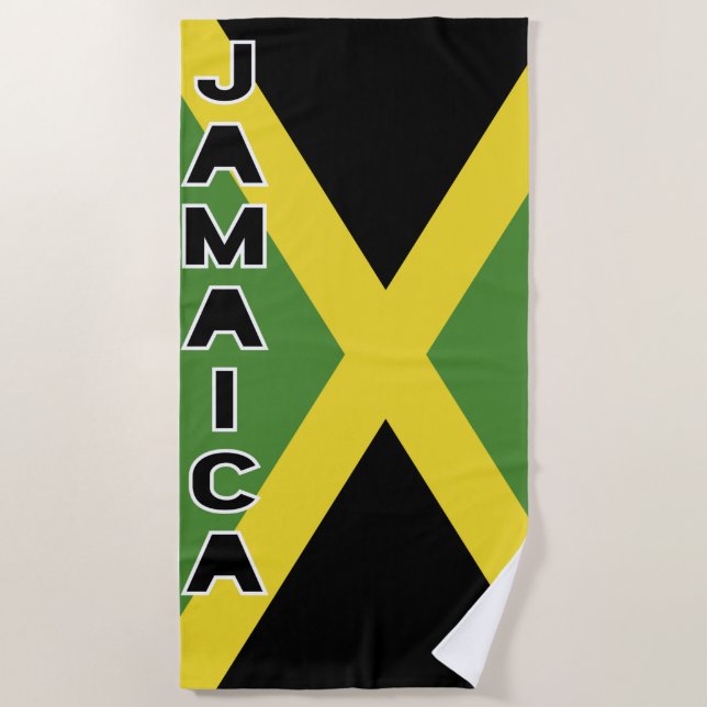 Jamaica  beach towel (Front)