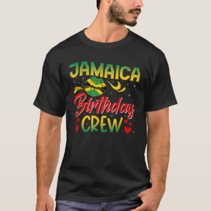 Jamaica Birthday Crew Girls Family Trip 2025 Birth T-Shirt