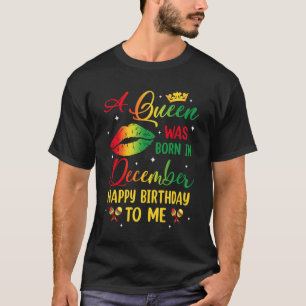 Jamaica Birthday Girl Party A Queen Was Born In De T-Shirt