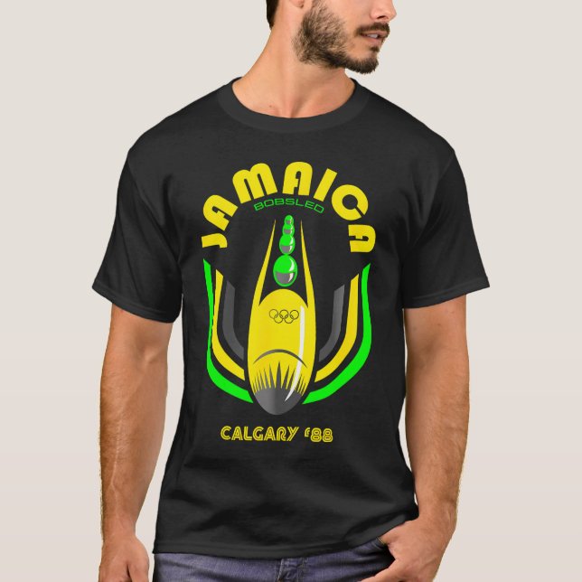 Jamaica Bobsled Team 1988 T-Shirt (Front)