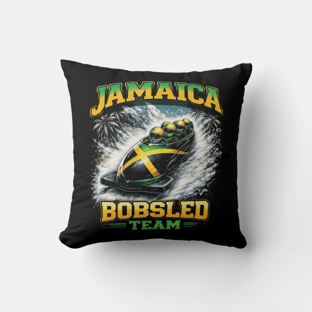 Jamaica Bobsled Team Cushion (Front)