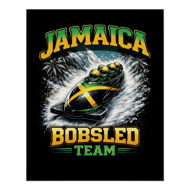 Jamaica Bobsled Team Poster (Front)