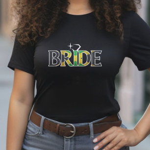 Jamaica Bride Jamaican Wedding Bachelorette Party T-Shirt