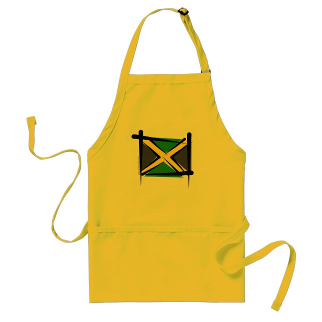 Jamaica Brush Flag Standard Apron (Front)