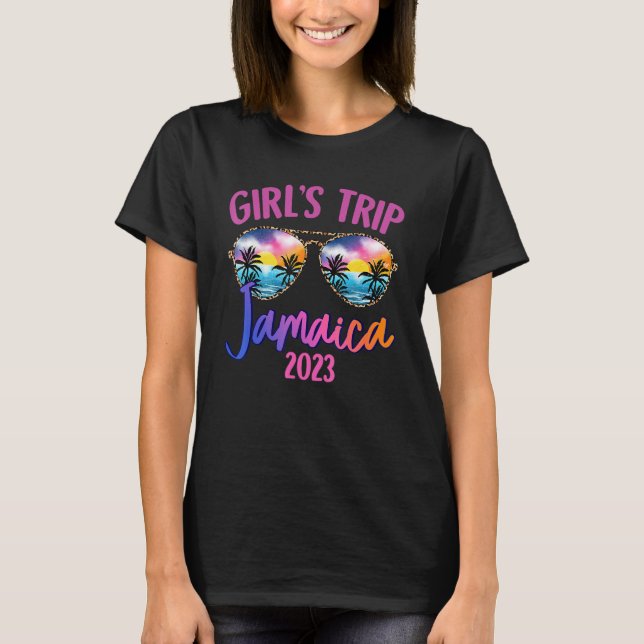 Jamaica Caribe 2023 Girls Trip Sunglasses Summer G T-Shirt (Front)