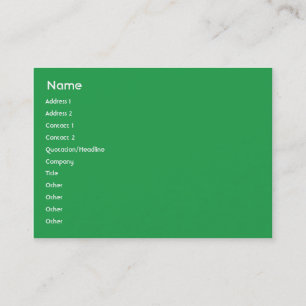 Jamaica - Chubby Business Card