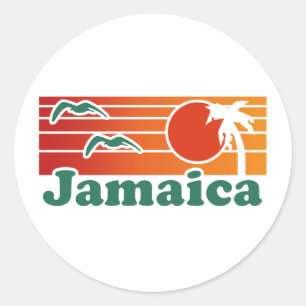 Jamaica Classic Round Sticker