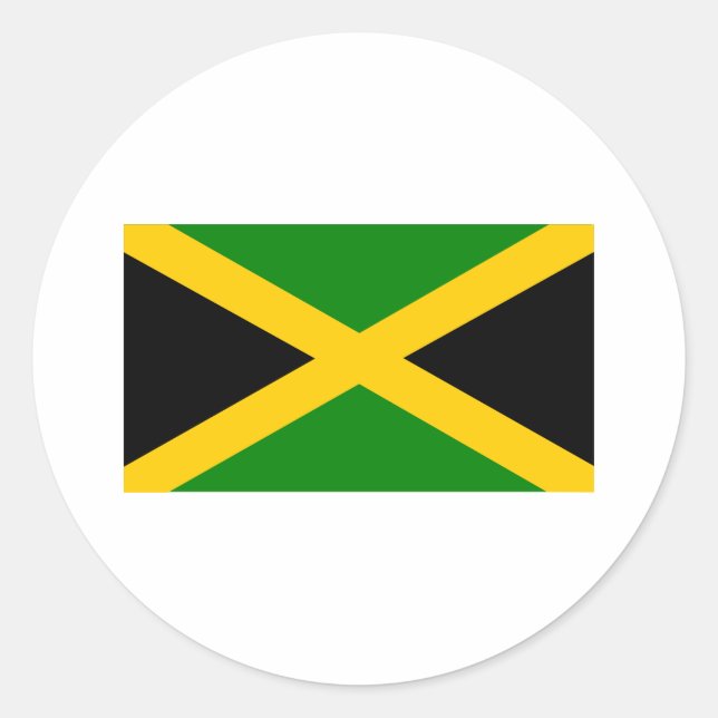 Jamaica Classic Round Sticker (Front)