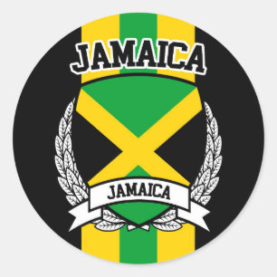 Jamaica Classic Round Sticker