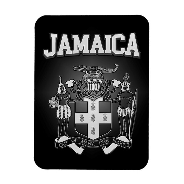 Jamaica Coat of Arms Magnet (Vertical)