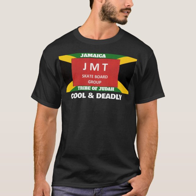 JAMAICA COOL Basic Dark T-Shirt (Front)