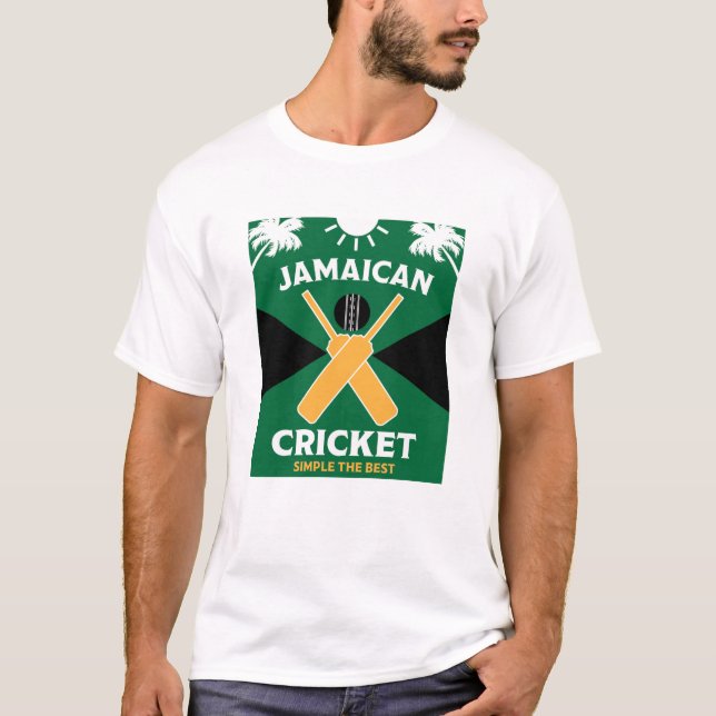 Jamaica Cricket T-Shirt (Front)