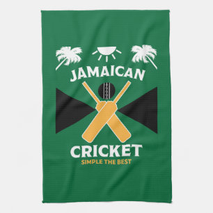 Jamaica Cricket Tea Towel