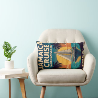 Jamaica Cruise Caribbean Dream Lumbar Cushion