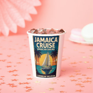 Jamaica Cruise Caribbean Dream Paper Cups