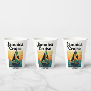 Jamaica Cruise Caribbean Dream Paper Cups