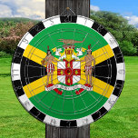 Jamaica Dartboard & Jamaican Flag / game board<br><div class="desc">Dartboard: Jamaica & Jamaican flag darts,  family fun games - love my country,  summer games,  holiday,  fathers day,  birthday party,  college students / sports fans</div>