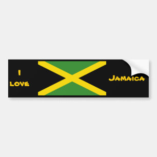 Jamaica designs bumper sticker