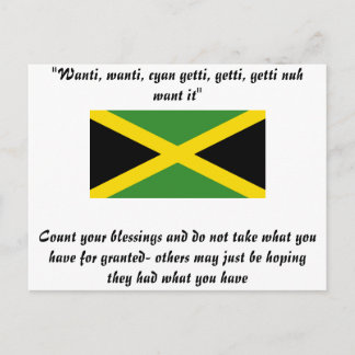 Jamaica designs postcard
