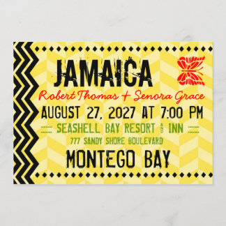 JAMAICA Destination Invitation