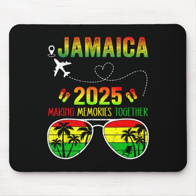 Jamaica Family Reunion 2025 Making Memories Vacati Mouse Pad (Front)