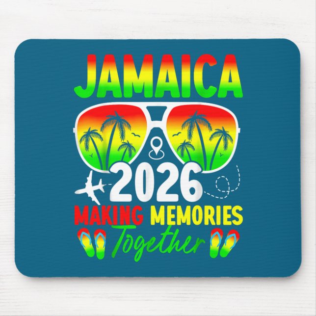 Jamaica Family Reunion 2026 Making Memories Vacati Mouse Pad (Front)
