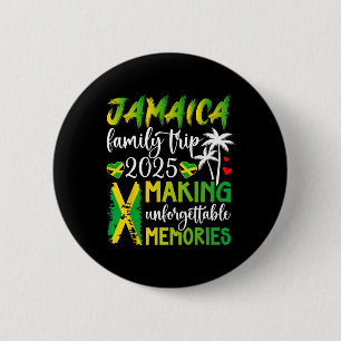 Jamaica Family Trip 2025 Making Memories Jamaica V 6 Cm Round Badge