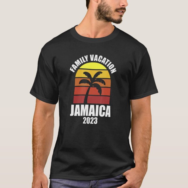 Jamaica Family Vacation 2023 Summer Matching Holid T-Shirt (Front)