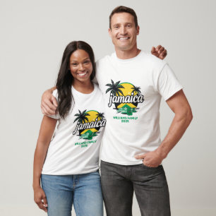 Jamaica Family Vacation Custom Name Year T-Shirt
