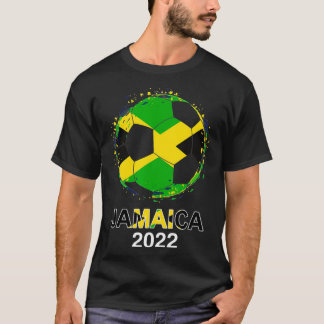 Jamaica Flag 2022 Supporter Jamaican Soccer Team J T-Shirt