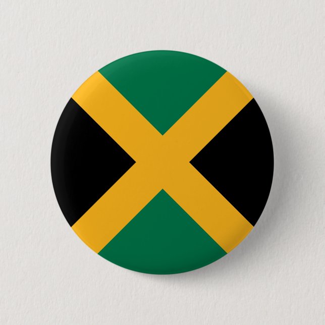 Jamaica Flag 6 Cm Round Badge (Front)