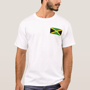 Jamaica Flag and Map T-Shirt