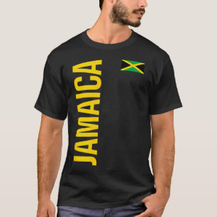 Jamaica Flag Athletic Soccer Footbyll Sports Jerse T-Shirt